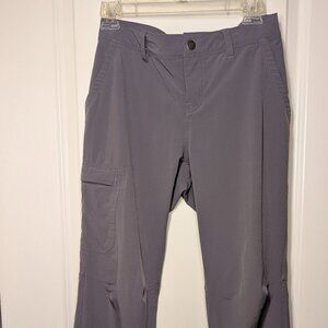 REI Kornati Convertible Gray Stretch Hiking Trail Pants
